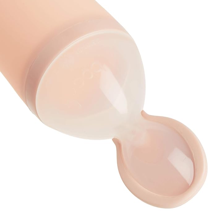 Boon SQUIRT Silicone Baby Food Dispensing Spoon, Pink