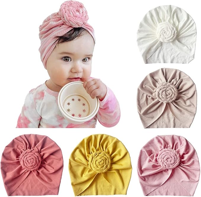Newborn Baby Hospital Hat Soft Cotton Toddler Kids Girl Head