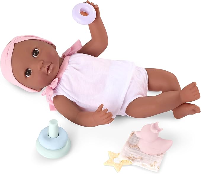 LullaBaby 14-inch Realistic Baby Doll Diaper & Care Accessories Bundle 2 Years