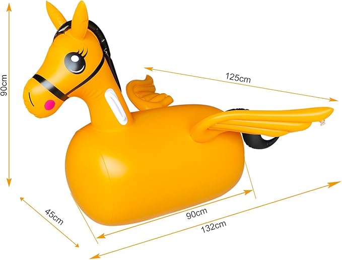 ZHUYNXIR Kid Bouncy Horse Toy,Kid Jumping Animal Toy 220 Pounds.