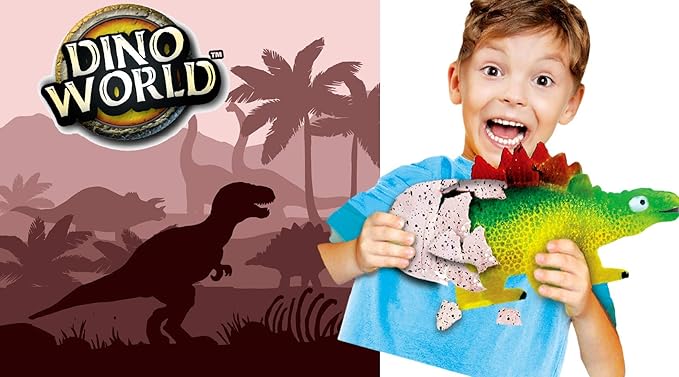 JA-RU Giant Dinosaur Eggs Water Growing Toys (6 Eggs) Animals That Grow in Water for Kids. Dinosaur Goodie Bags, Science Party Favors 1747-6p