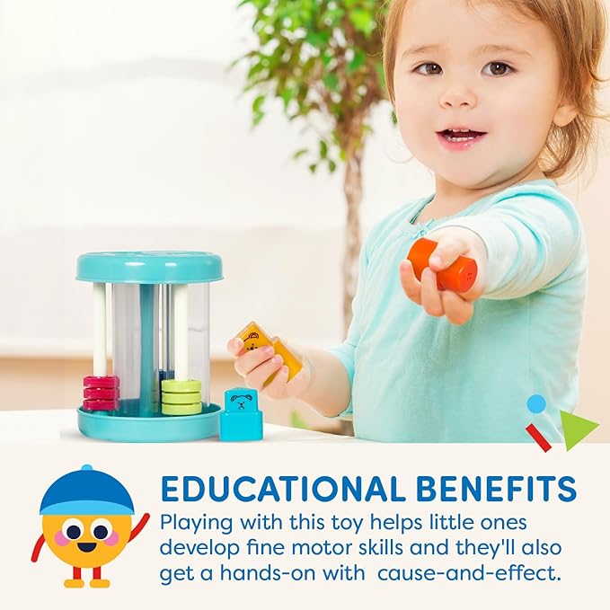 Battat – Shape Sorter 3 Shapes 18 Months