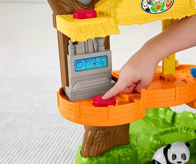 Fisher-Price Little People Toddler Toy Share & Care Safari 2-Ft 7 Figures 1+ years