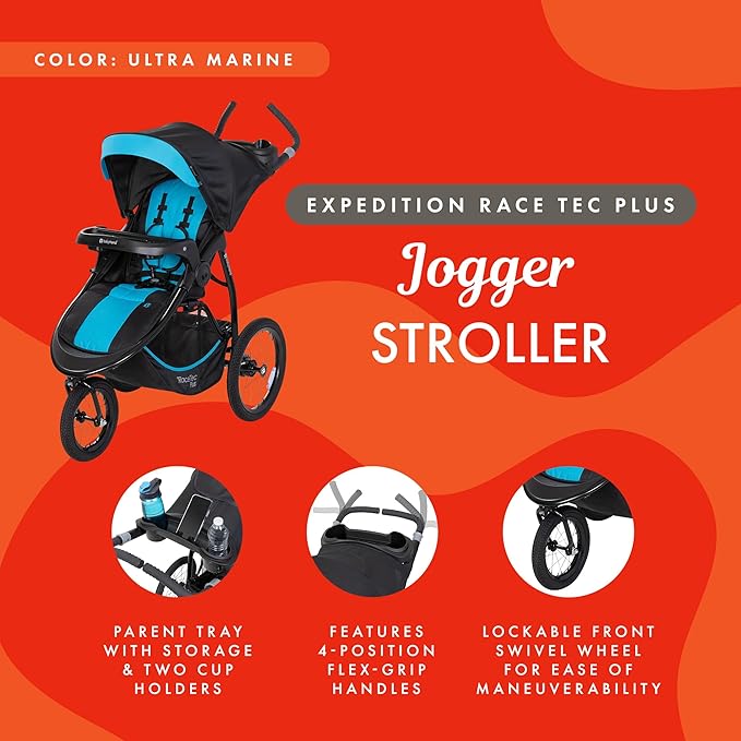 Baby Trend Expedition® Race Tec™ Plus Jogger, Ultra Marine