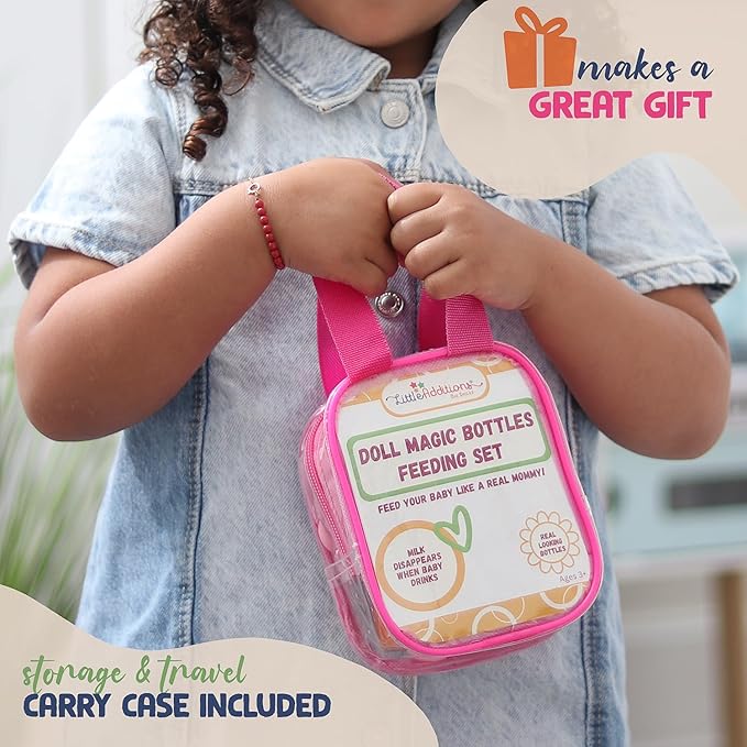Baby Doll Accessories Set, Magic Bottles Baby Doll Set 7 Piece