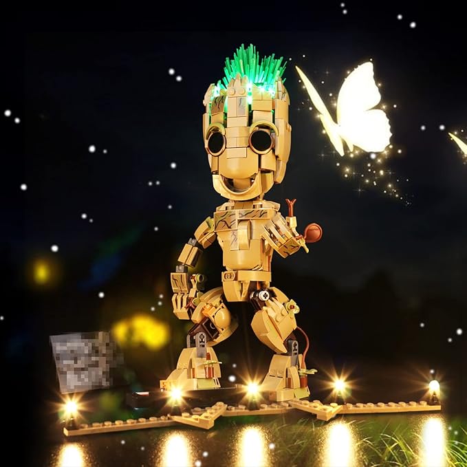 BrickBling LED Light Kit for Lego 76217- Newest Music Version,