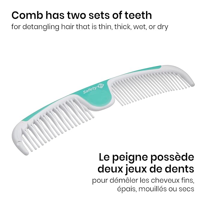 Safety 1st Easy Grip Brush and Comb, Colors May Vary