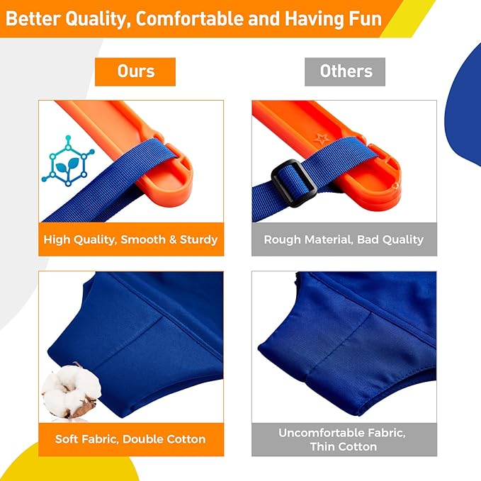 FUNLIO 2 in 1 Swing Set for Toddler & Baby Jumper, Heavy Duty Kids Swing & Bouncer with 4 Sandbags