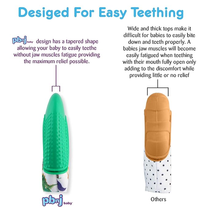 Silicone Infant Teething Mitten Teether Glove Mitt Toy - Blue 2pk
