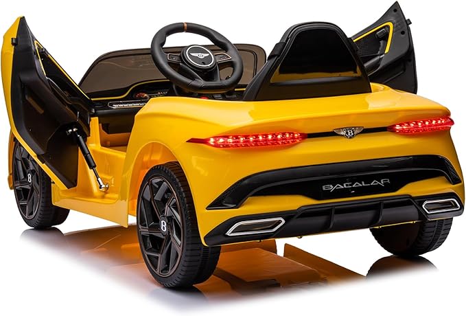 Hetoy 12V Kids Ride On Car, Licensed Bentley Bacalar Electric Vehicles w/Parent Remote Control 3 Speeds,