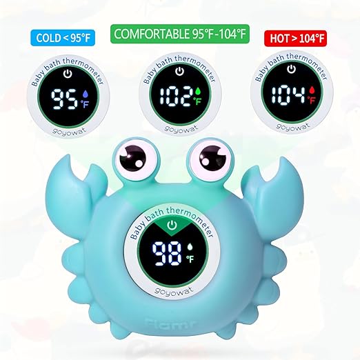 Baby Bath Thermometer,Newborn Swimming Safety Toy Thermometer