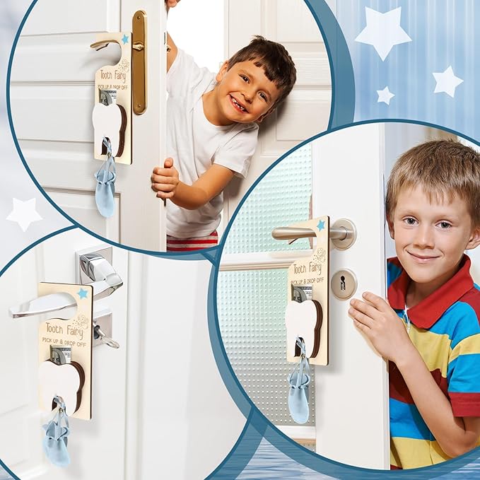 3 Pcs Tooth Fairy Tooth Holder Bag Tooth Fairy Door