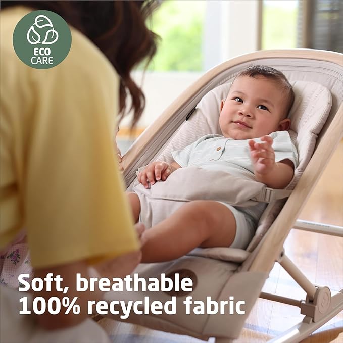 Maxi-Cosi Kori 2-in-1 Baby Bouncer Seat for Infants, Baby Rocker Chair, Portable Baby Bouncer, Classic Oat