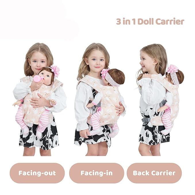 Baby Doll Carrier Front and Back Baby Doll Accessories Backpack