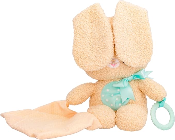 IMC Toys Peekapets Peek-A-Boo Bunny Plush - Baby Shower Stuffed Animal, Brown Bear Plush Doll 1-3
