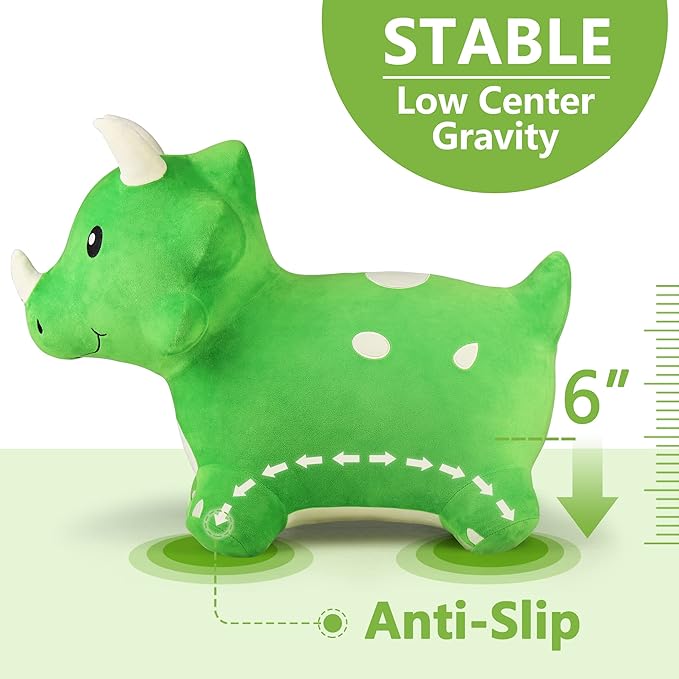 iPlay, iLearn Bouncy Pals Dinosaur Hopper Toy 2 Year Old Boy 3 4 5 6