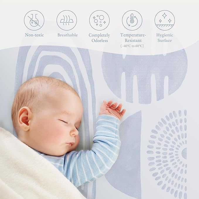 Super 1 Inch Thick Premium Quality Exercise & Baby Foam Play Mats - Expandable & Large Non-Toxic Odorless Floor Mat 6 Tiles 6x4ft -