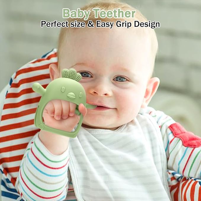 Baby Food Fruit Feeder & Mini Freezer Nibble Tray, Breastmilk Popsicle Molds for Baby Cooling Relief