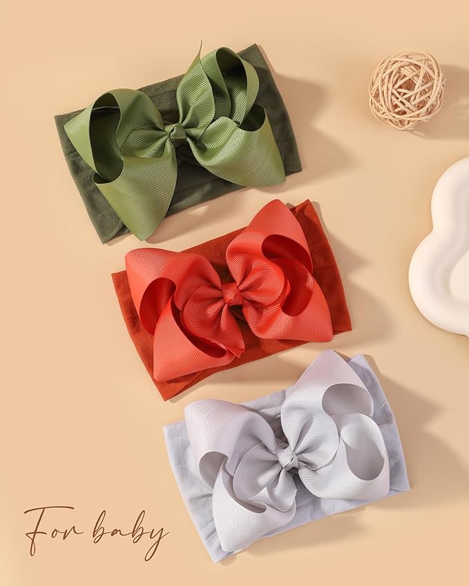 doboi Baby Hair Bows Hair Accessories - 20pcs Big Bows