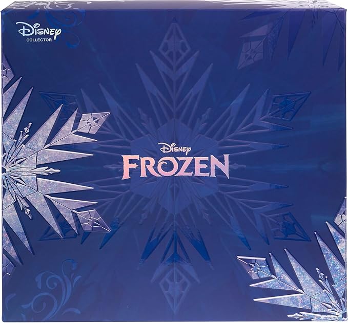 Mattel Disney Frozen Anna & Elsa Doll Set, 2 Disney Princess Collector Fashion Dolls Celebrating Disney 100 Years of Wonder, Inspired by the Movie