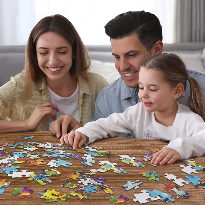 HUADADA Jigsaw Puzzles for Kids 100 Pieces, World Map Floor Toys Montessori Games Learning Education Activities Birthday Gifts for Toddlers Boys Girls Ages 5 6 7 8+ Years Old (15"x10") 1:1 Poster