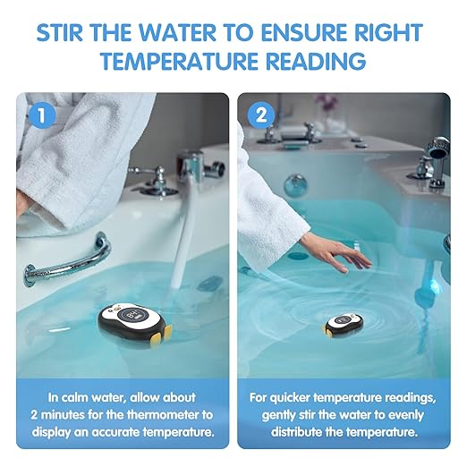 Rechargeable Bath Thermometer| Safety Baby Shower Thermometer