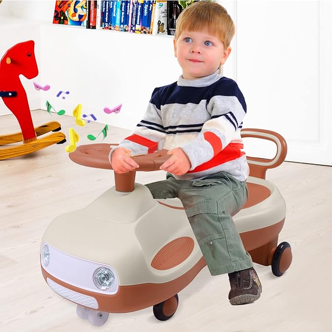 GYBest Electric Wiggle Car Riding Toys, Kids Ride on Car Ride on Toys Car with Rechargable Battery and Pedal