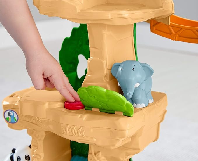 Fisher-Price Little People Toddler Toy Share & Care Safari 2-Ft 7 Figures 1+ years
