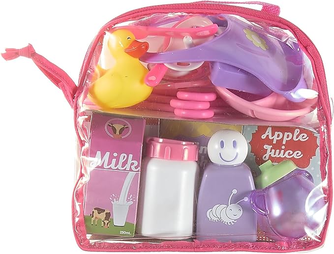 JC Toys Baby Doll Nursery 20 Piece Accessory Bag Berenguer Boutique! | Fitst Most Dolls 2+