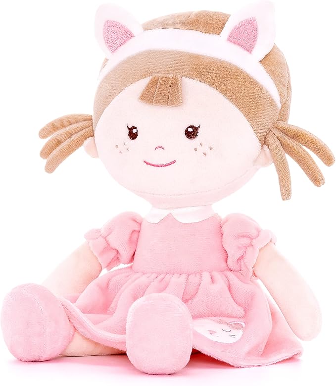 Onetoo Cuddle Buddy Doll Soft Baby Doll for Girls First 14"(Milly Series)