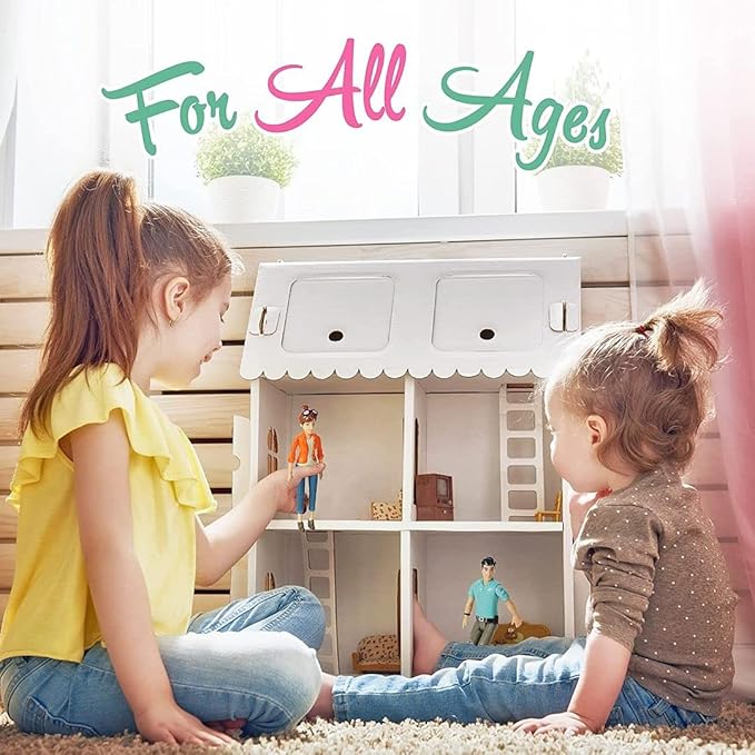 Beverly Hills Doll Collection TM Sweet Li'l Family Dollhouse People 2 Action