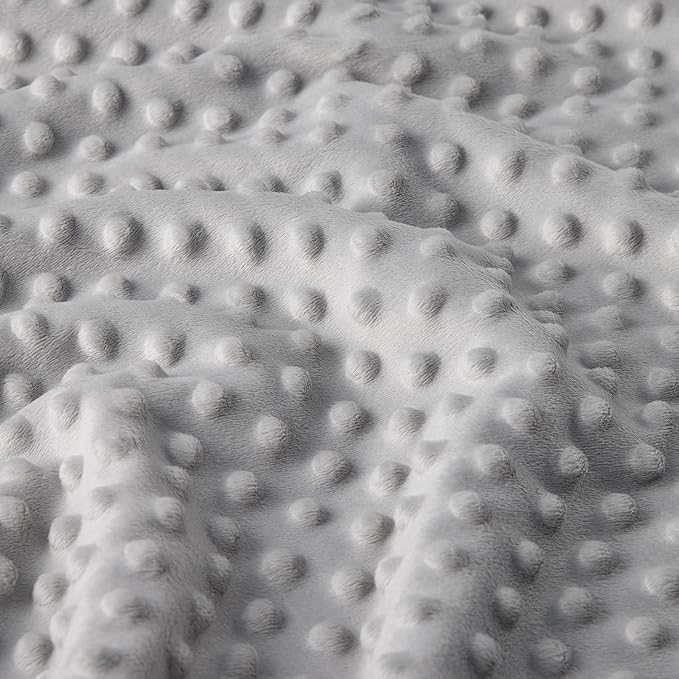 DaysU Silky Micro Soft Plush Baby Blankets for Girls with Print Animal Pattern and Soothing Raised Dots, Double Layer Bed Throws for Baby Crib 30x40 Inches