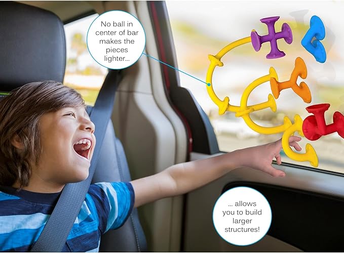 Froogly - 25 Piece Suction Toys | Montessori Bath Construction 3 4 5 6