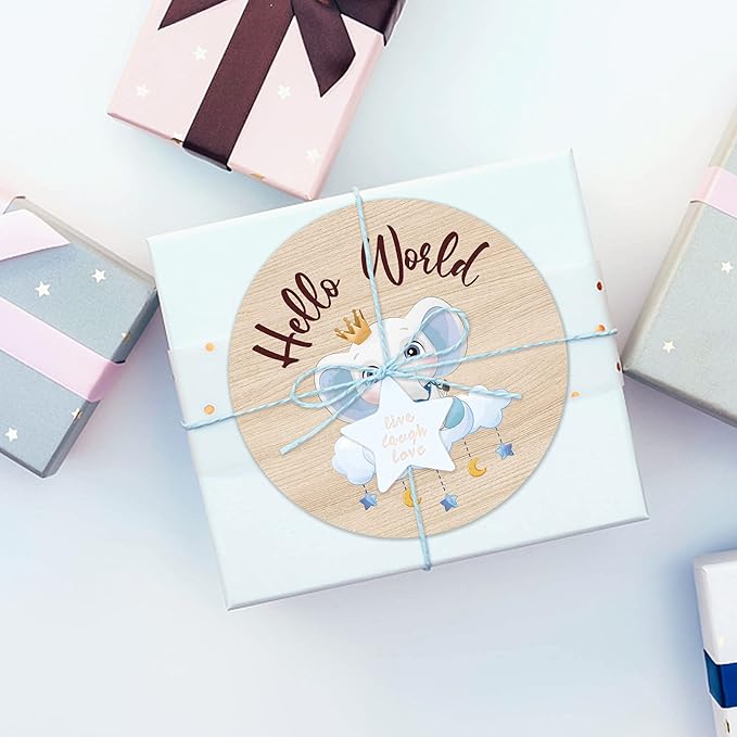R HORSE Baby Birth Announcement Sign with Marker Pen Double-Sided