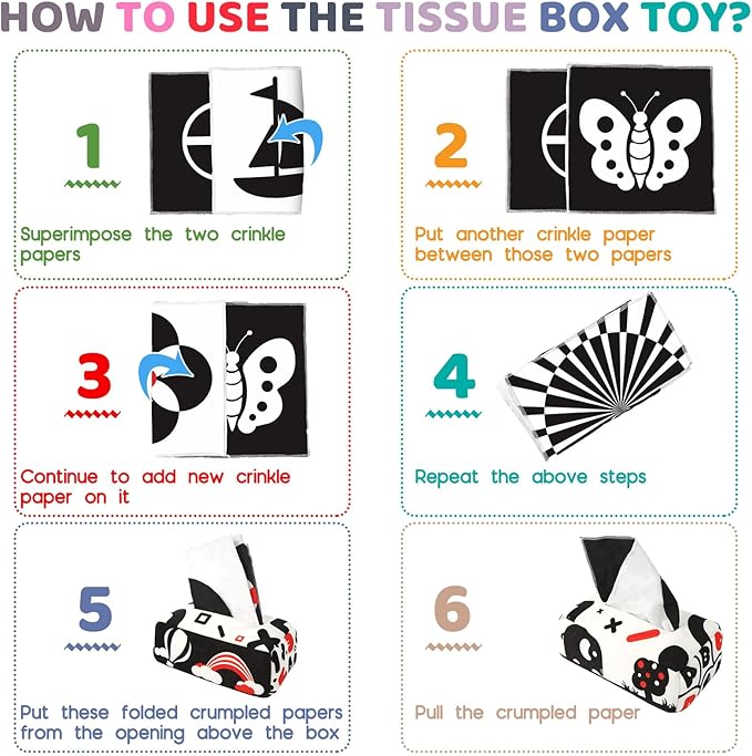 Baby Toys 6 to 12 Months - Baby Tissue Box Toy 1 Year