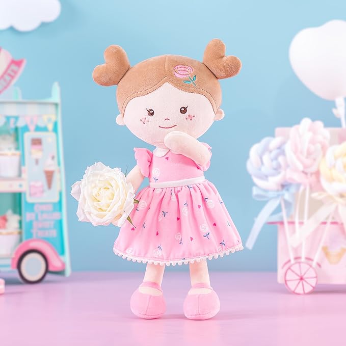 Onetoo Soft Baby Doll for Girls First Baby Doll Plush 14"(Milly Series)