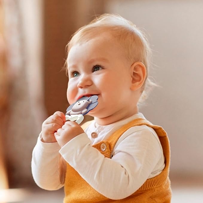 Lollipop Baby Teething Toys Set - 6-Pack Teething Toys for Babies 0-12 Months