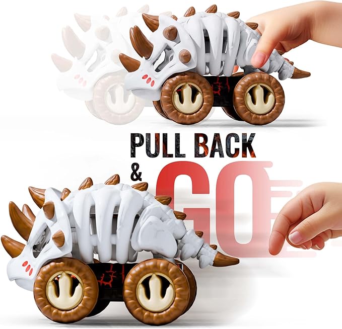 iPlay, iLearn Dinosaur Monster Truck Toy for Toddler Boy 1-3 2-4, Large 1 2 3 4 5 Year