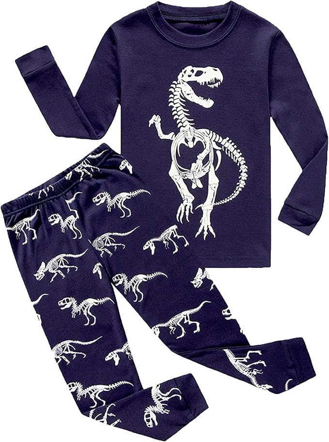 Family Feeling Little Big Boy Pajamas Sets 100% Cotton Pjs