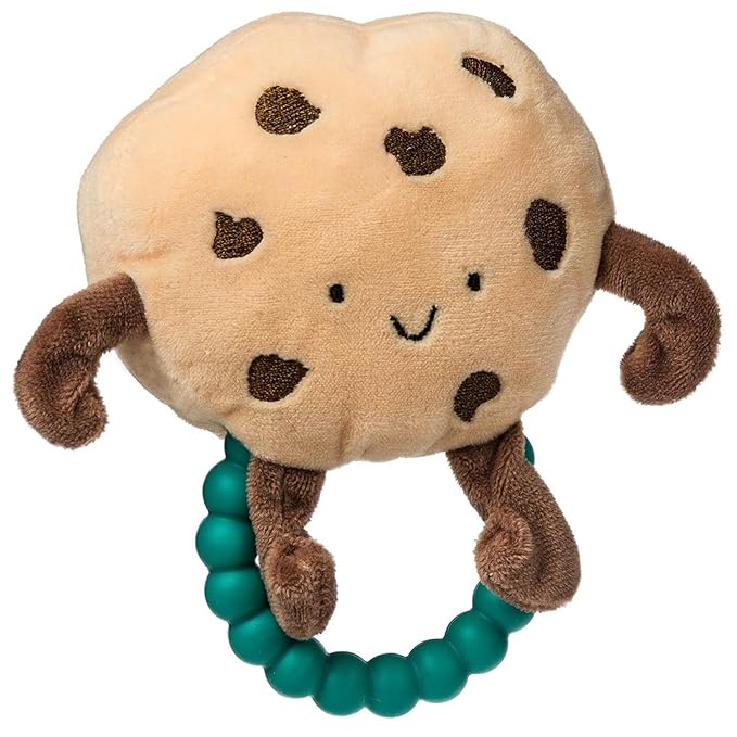 Mary Meyer Sweet Soothie Soft Baby Rattle with Teether Ring, 5-Inches
