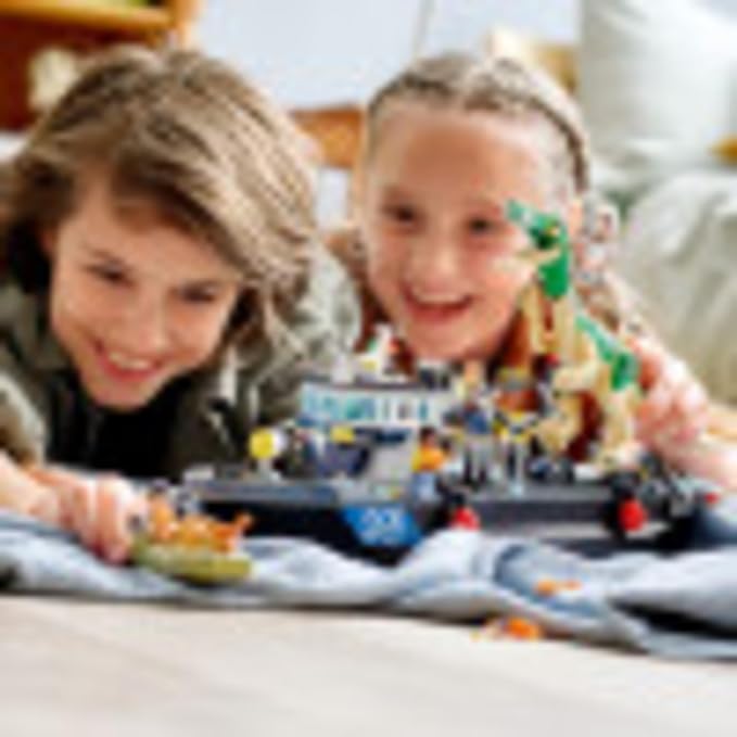 LEGO Jurassic World Baryonyx Dinosaur Boat Escape 76942 Building Kit; 2021 (308