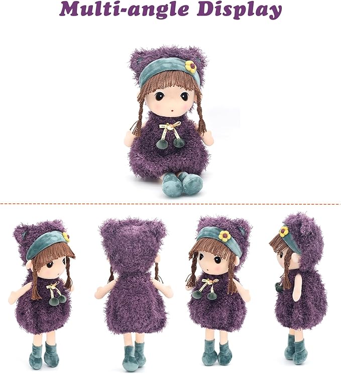 HWD Kawaii 17 inch Stuffed Plush Girl Toy Doll Good