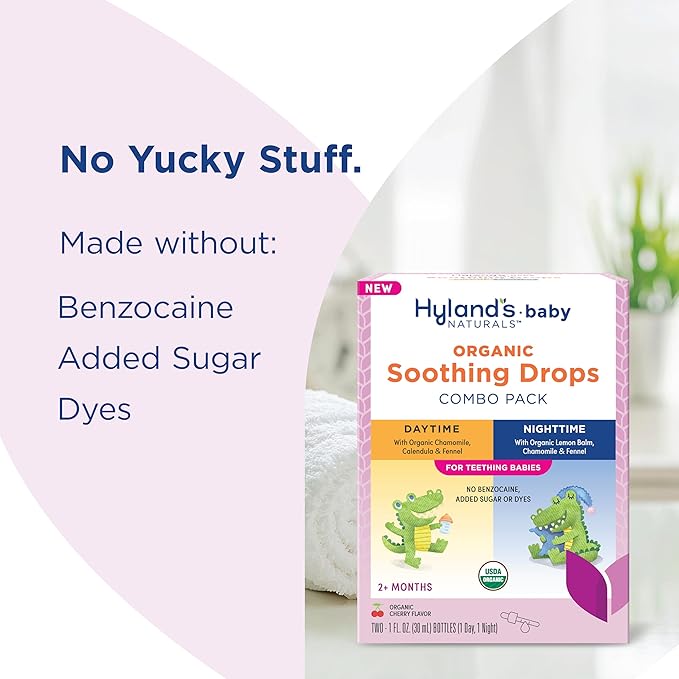 Hyland's Baby - Organic Daytime & Nighttime Soothing Drops Combo 2 oz.