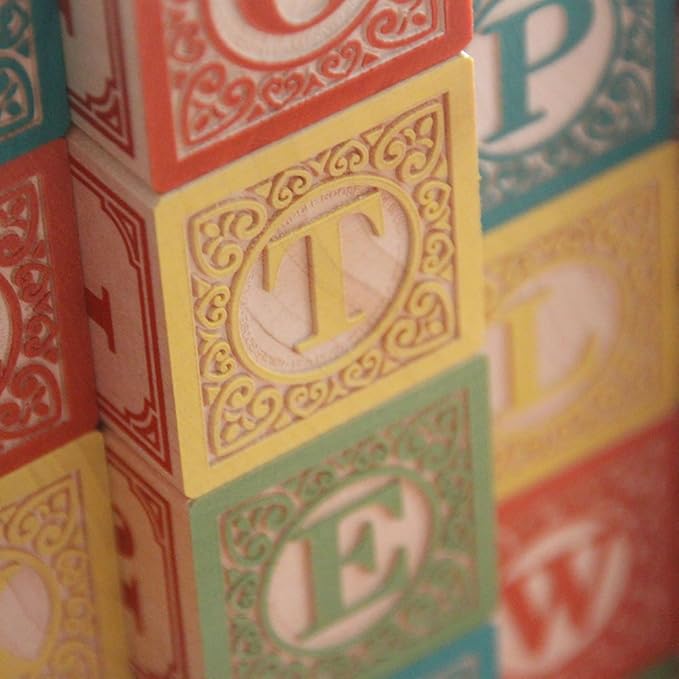 Uncle Goose Spanish Blocks - Made in The USA