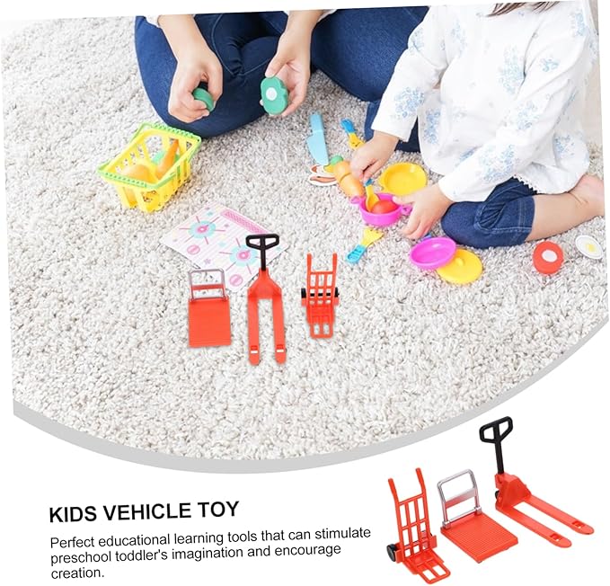1 Set Traffic Toys Tools Model Forklift Model Auto Mini