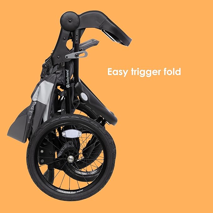 Baby Trend Expedition® Zero Flat Jogger Travel System with LED Lights, Dash Grey