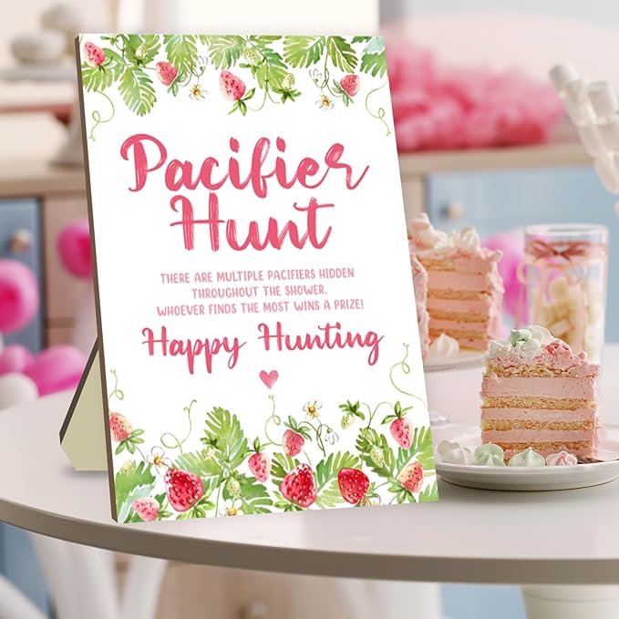 Baby Pacifier Hunt Game, Baby Shower Games Set 50 Mini