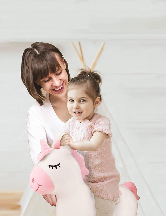 Lexibook BGP050UNI Inflatable Jumping Unicorn, for Indoor and Outdoor use