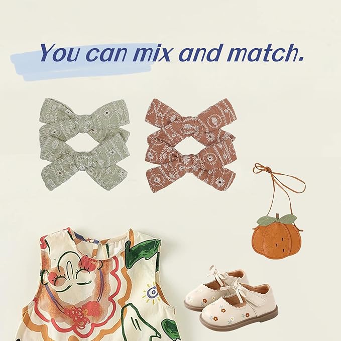 Baby Hair Clips for Infants, Toddlers (4 PCS)