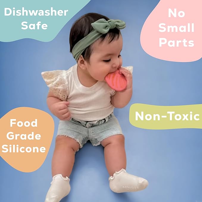 Mexican Baby Teether, Silicone Teething Toy for Teeth Relief 3+ Months,